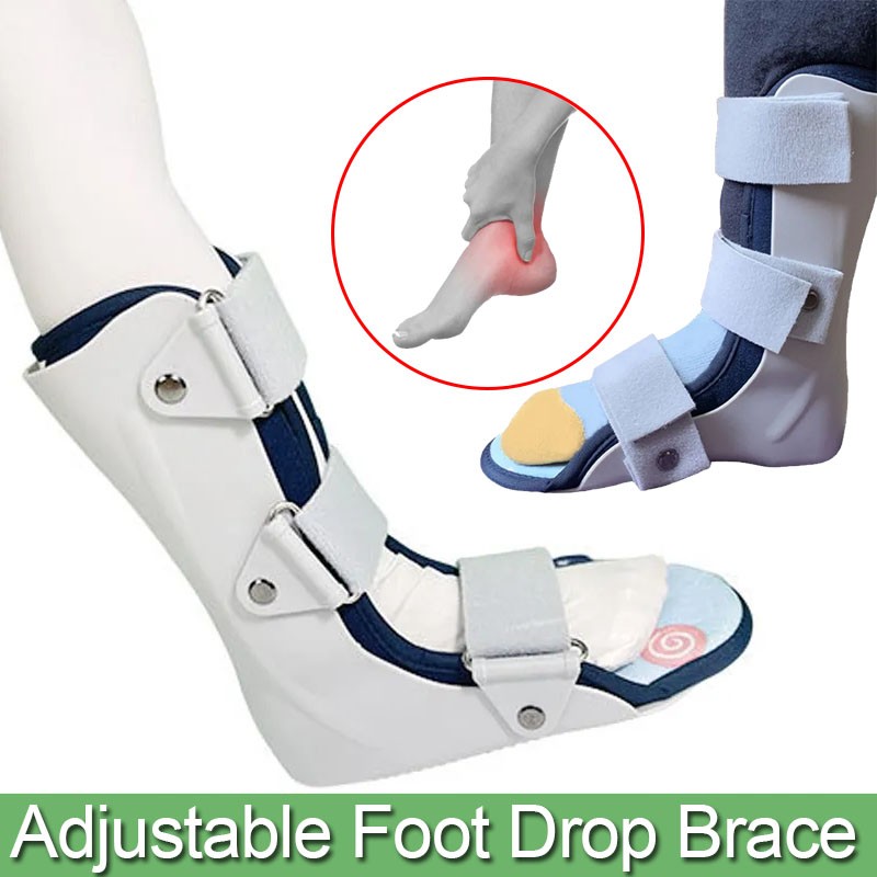 Ankle Mobility Band - 子供の調節可能なフットサポート,ドロップコレクター,関節ブレース,Vvarus,外反母趾,ふくらはぎの骨折フィクサー,1個