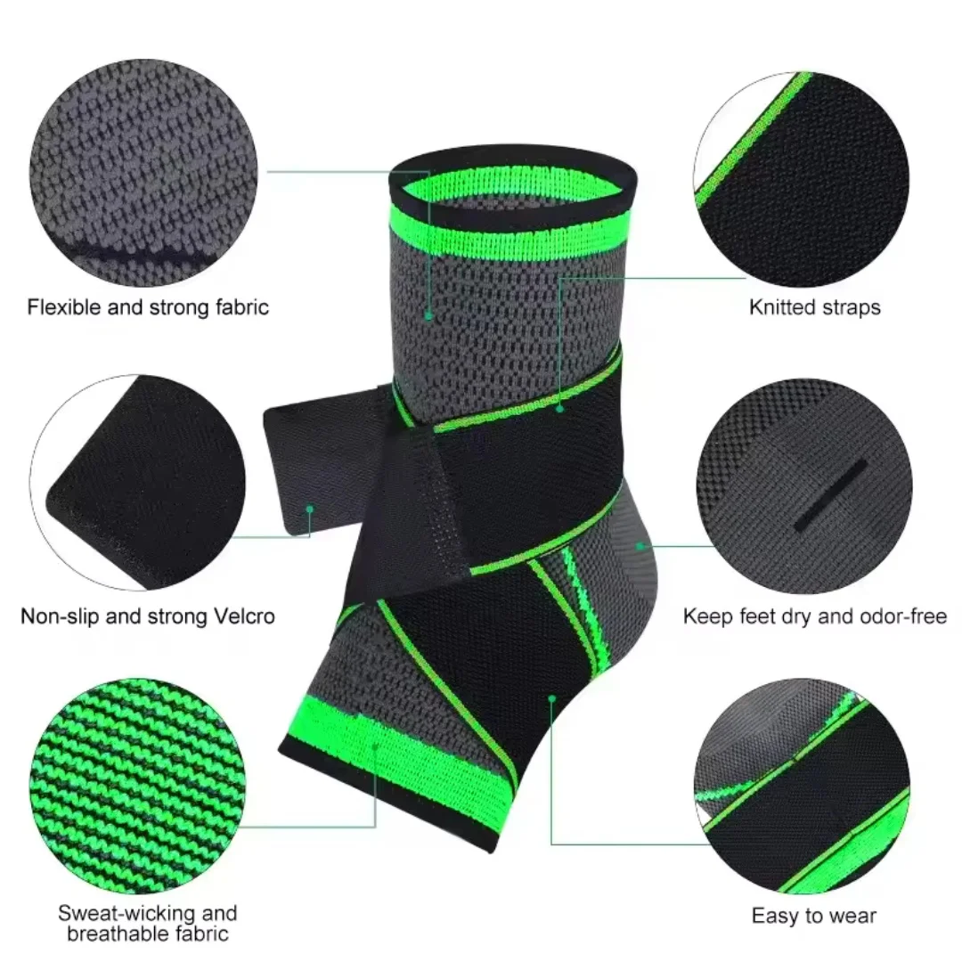 伸縮性のあるスポーツ用足首サポーター、ストラップ付き足首サポ - Ankle Mobility Band のレビューと価格