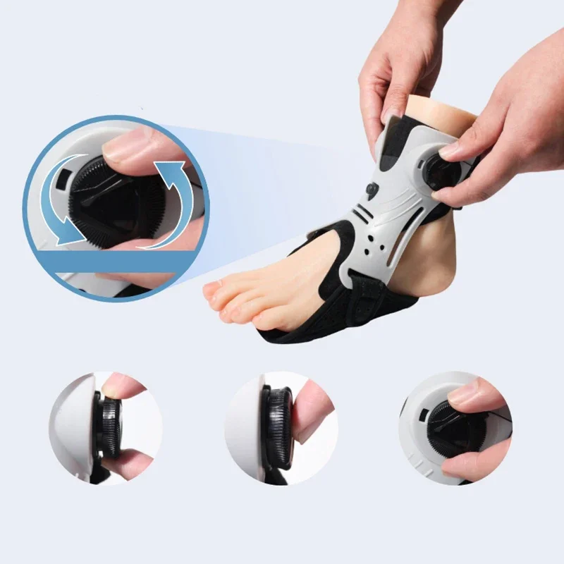 調整可能な足首サポートフィクサー、足首関節固定ブレース、エア - Ankle Mobility Band のレビューと価格