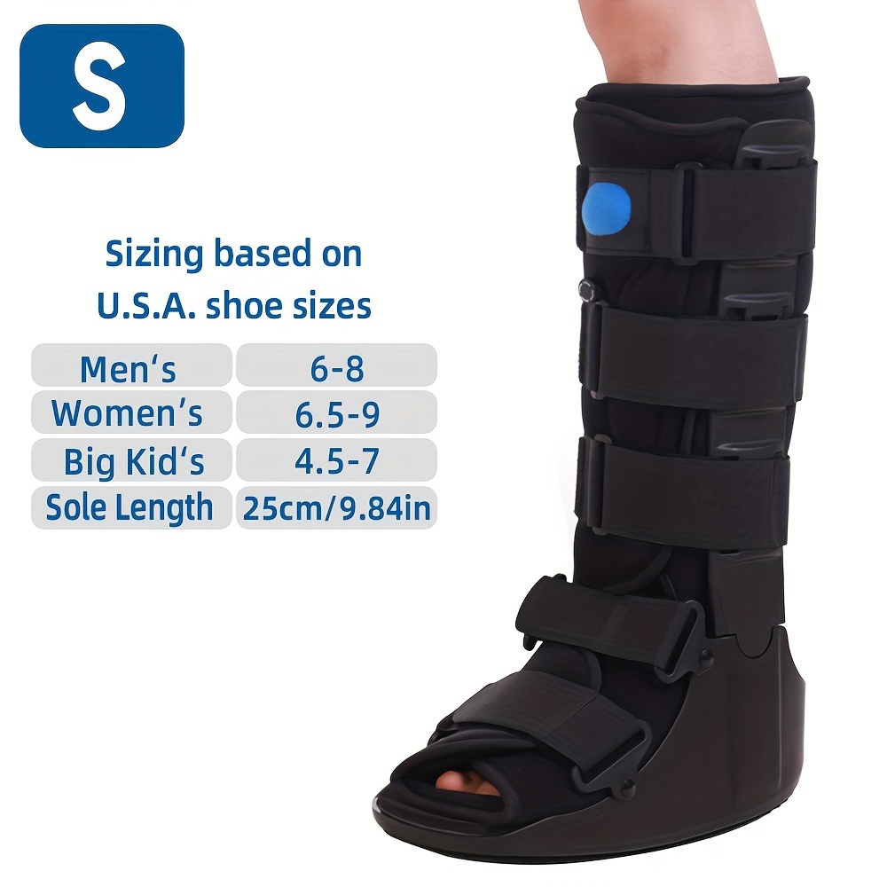 エア CAM ウォーキングブレースブーツ調節可能な黒整形外科 - Ankle Mobility Band のレビューと価格
