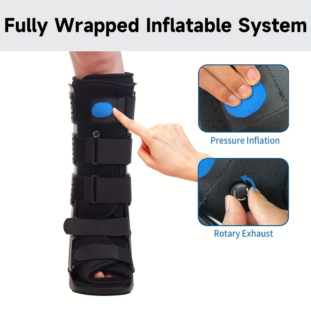 エア CAM ウォーキングブレースブーツ調節可能な黒整形外科 - Ankle Mobility Band のレビューと価格