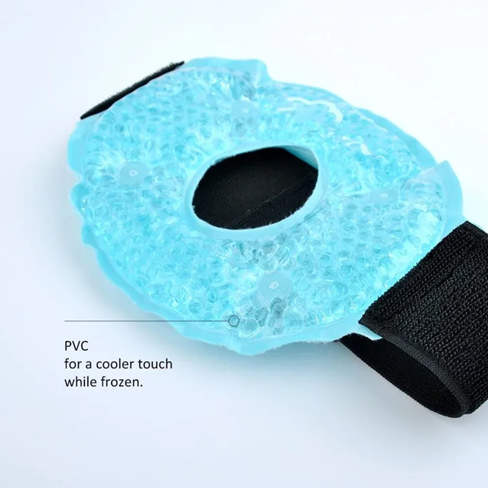 再利用可能な大型アイスパック 温冷ジェルアイスラップ 膝ラッ - Ankle Mobility Band のレビューと価格